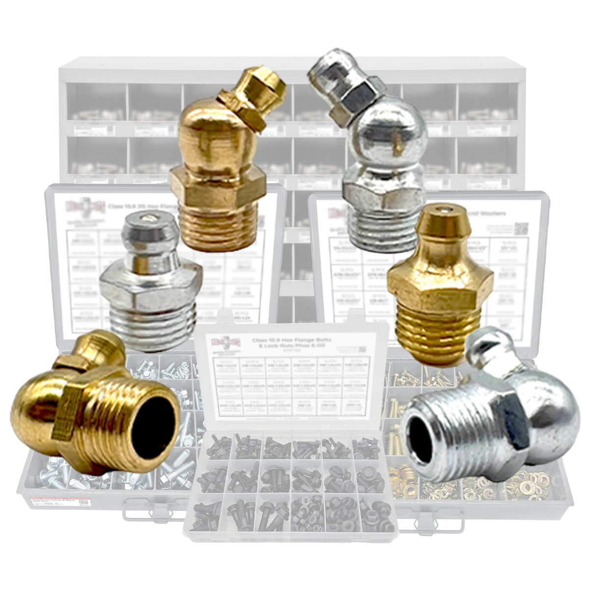 Drawer Kit Grease Fittings Zerks