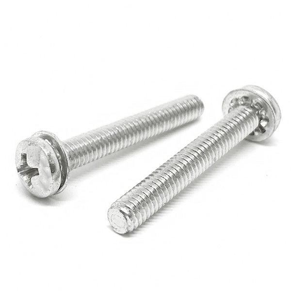 410 Stainless Steel Phillips Pan Internal Sems Machine Screws