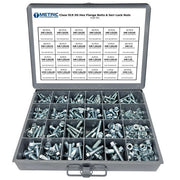 Metric Class 10.9 JIS Hex Flange Frame Bolts & Serrated Nuts Assortment M6-M10 402 PCS