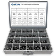 Metric 12.9 Alloy Allen Button Head Socket Cap Screws Bolts Black Oxide Assortment - 905 PCS