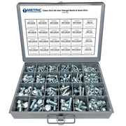 Metric Class 10.9 JIS Hex Flange Frame Bolts & Nuts Assortment M6-M12 375 PCS
