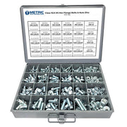 Metric Class 10.9 JIS Hex Flange Frame Bolts & Serr Nuts Assortment M6-M12 402 PCS