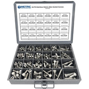 Metric A2 Stainless Steel Allen Socket Head Cap Screws Bolts Assortment - 306 PCS