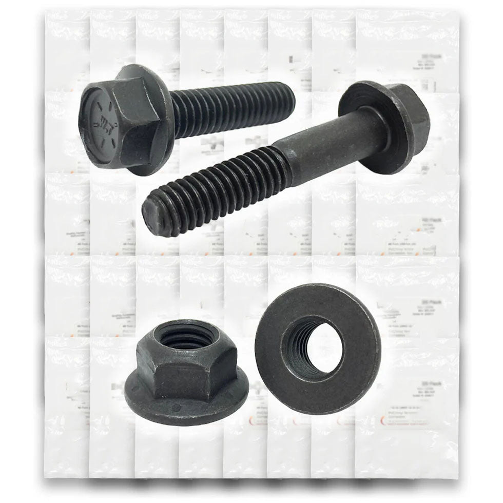 Metric Class 10.9 Hex Flange Frame Bolts & Nuts Assortment Phos & Oil - 369 PCS