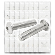 Metric A2-70 Allen Button Head Socket Cap Screws Bolts Stainless Steel Assortment - 904 PCS