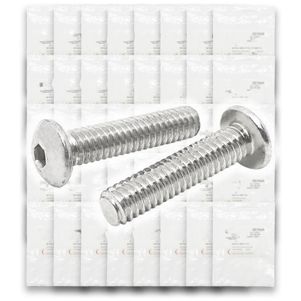 Metric A2-70 Allen Button Head Socket Cap Screws Bolts Stainless Steel Assortment - 904 PCS