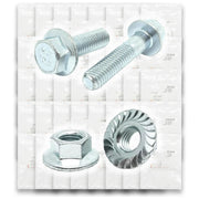 Metric Class 10.9 JIS Hex Flange Frame Bolts & Serrated Nuts Assortment M6-M10 762 PCS