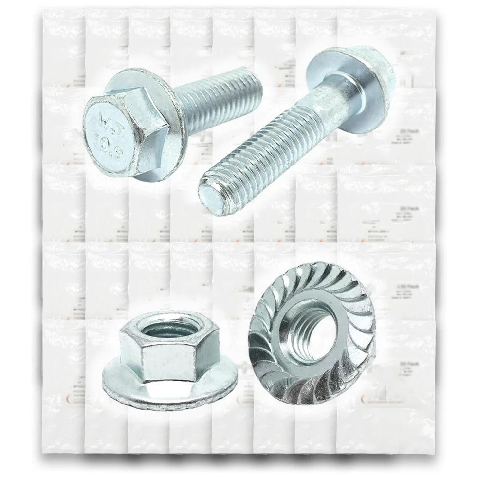 Metric Class 10.9 JIS Hex Flange Frame Bolts & Serrated Nuts Assortment M6-M10 762 PCS