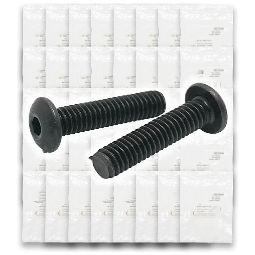 Metric 12.9 Alloy Allen Button Head Socket Cap Screws Bolts Black Oxide Assortment - 904 PCS