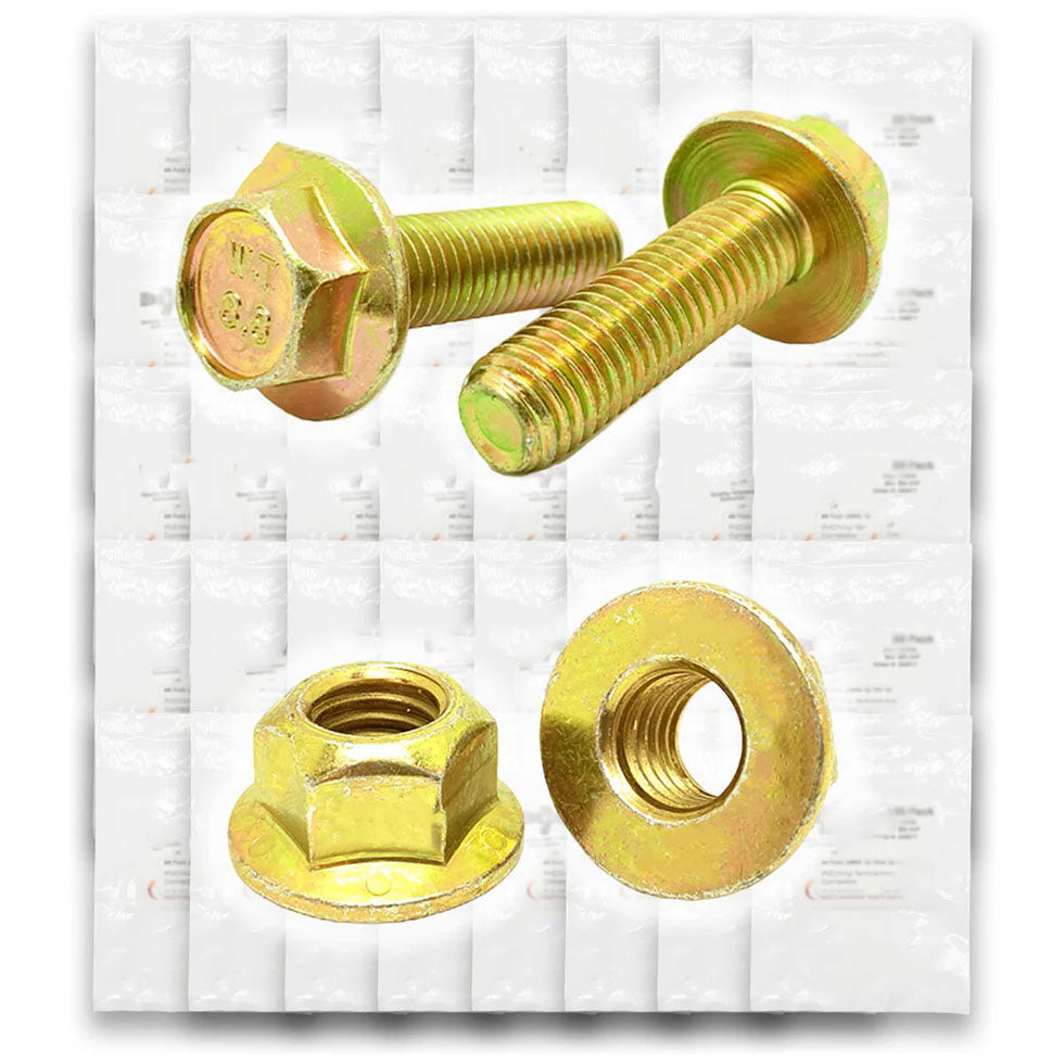 Metric Class 8.8 Hex Flange Bolts & Nuts Assortment - 764 PCS