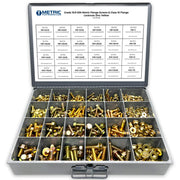 Metric Class 10.9 Hex Flange Frame Bolts & Nuts Assortment Zinc Yellow- 739 PCS