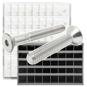 Metric Stainless A4-70 Flat Head Socket Cap Screws  - 1511 PCS
