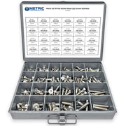 Metric A2-70 Stainless Steel Flat Socket Screws - 609 PCS