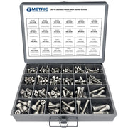 Metric A4 Stainless Steel Allen Socket Head Cap Screws Bolts Assortment - 611 PCS