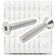 Metric A4-70 Stainless Steel Flat Socket Screws - 608 PCS