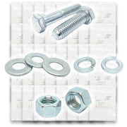 Metric Class 8.8 Coarse Hex Cap Screws, Hex Nuts, Flat & Lock Washers - 2011 PCS
