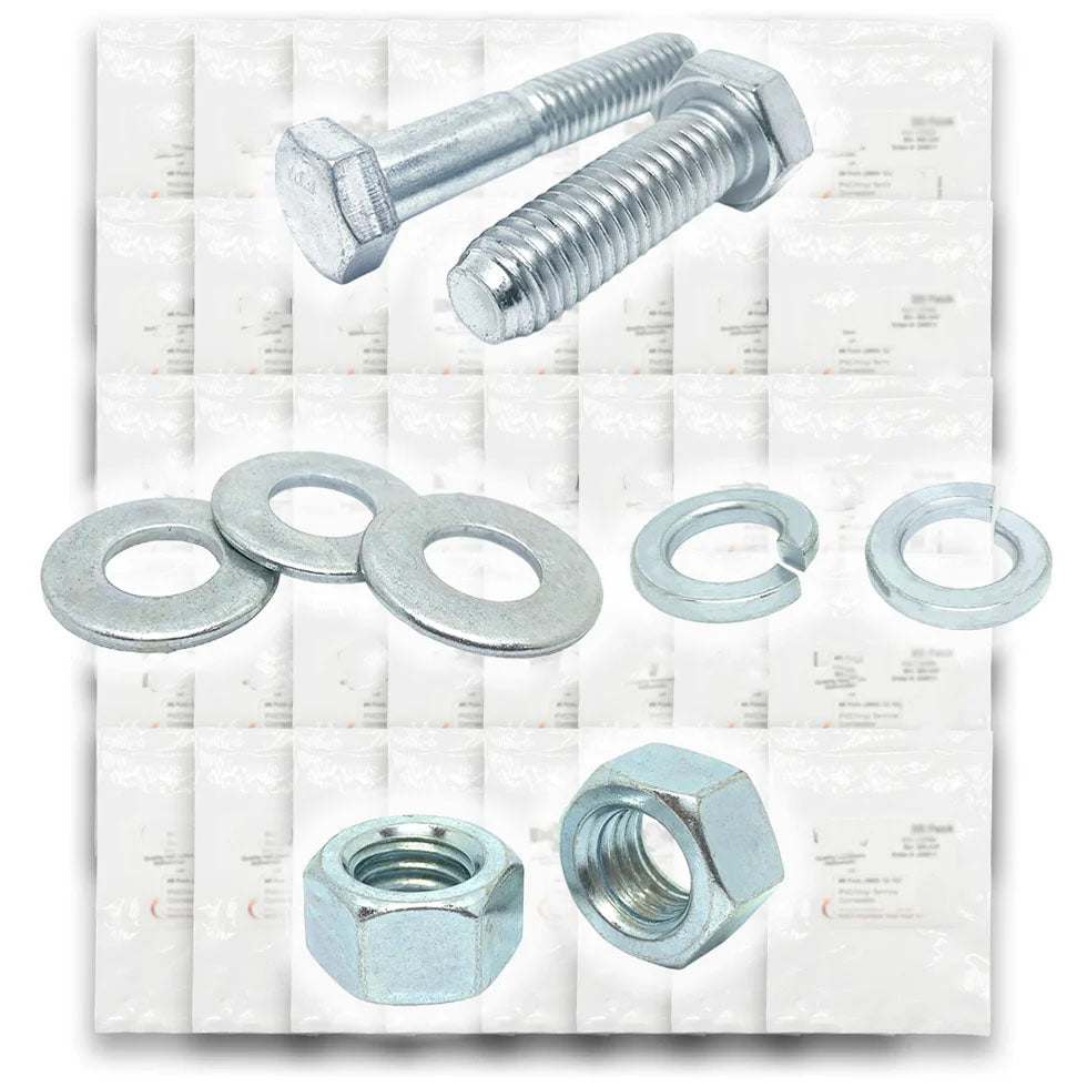 Metric Class 8.8 Coarse Hex Cap Screws, Hex Nuts, Flat & Lock Washers - 2011 PCS