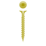 #8 Strong-Point Bugle Head 8 x 3, SQ, Coarse, Type '17', Zinc Yellow
