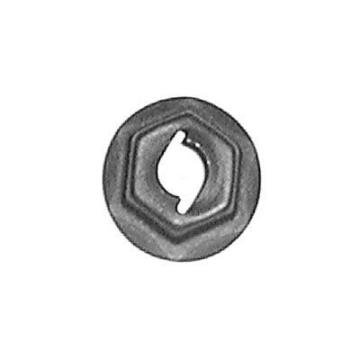 5mm Stud Hex Washer Thread Cutting Nut, 10mm Wrench, 15mm Washer, Phosphate