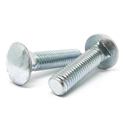 3/8-16x6" Grade 5 Round Head Square Neck Carriage Bolts Zinc