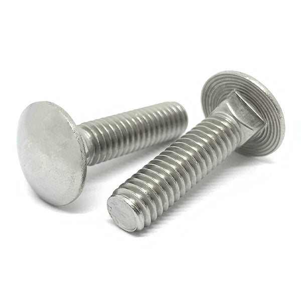 5/16-18x4" Stainless Steel 18-8 Carriage Bolts