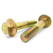 M6-1.0x45 Class 10.9 Hex Flange Bolts Zinc Yellow