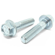 M8-1.25x35 Class 10.9 JIS Hex Flange Bolts Zinc Clear