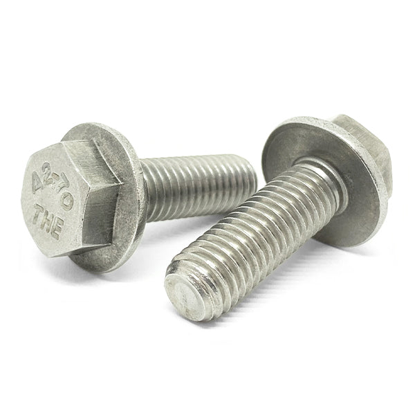 M6-1.0x16 A2-70 Stainless Steel Hex Flange Bolts