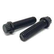5/16-18x2" Alloy 12 Point Flange Screws Black Oxide