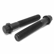 1/4-28x1-3/4" Alloy 12 Point Flange Screws Black Oxide