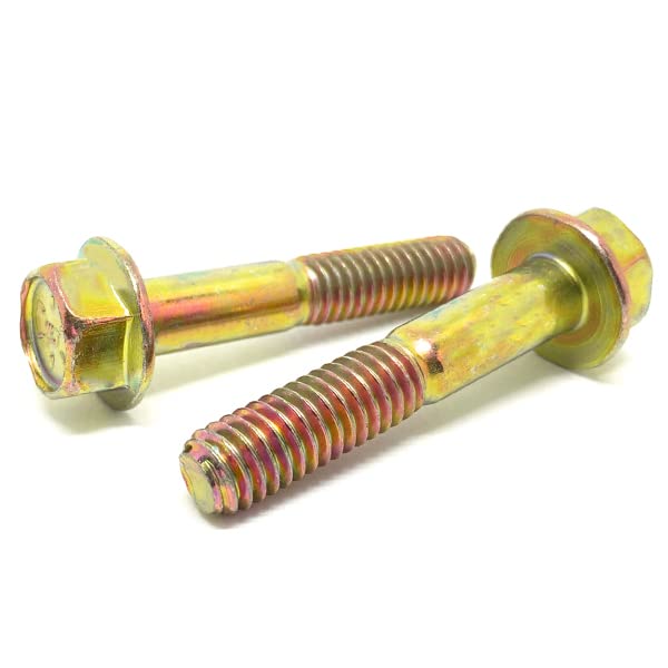 5/16-18x1-3/4" Grade 8 Hex Flange Frame Bolts Zinc Yellow