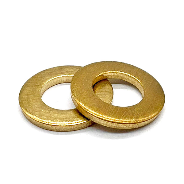 7/16" Solid Brass Flat Washers