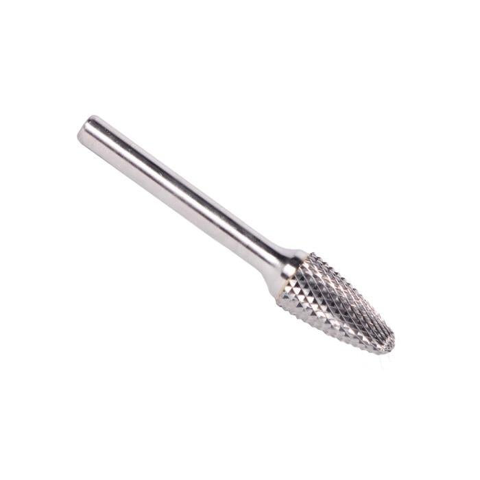 1/2" x 3/4" Tree Radius End Carbide Bur 1/4 Shank