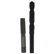 7/8"-14 HSS Plug Tap and 13/16" HSS 1/2" Shank Drill Bit