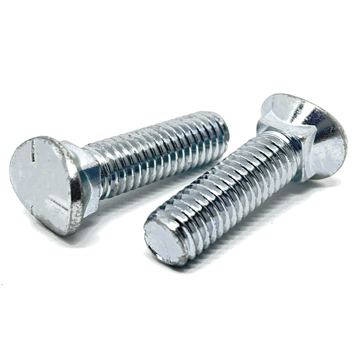 7/16-20x1-1/2" Grade 5 Elliptical Head Plow Bolts Zinc