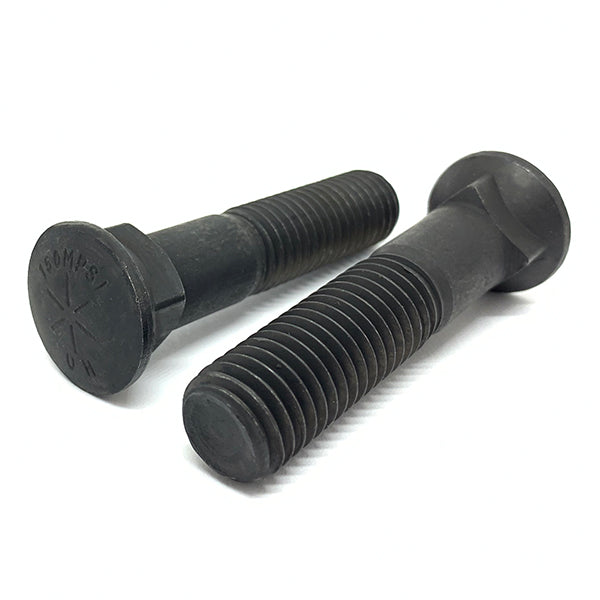 5/8-11x4-1/2" Grade 8 #3 Dome Head Plow Bolts Plain