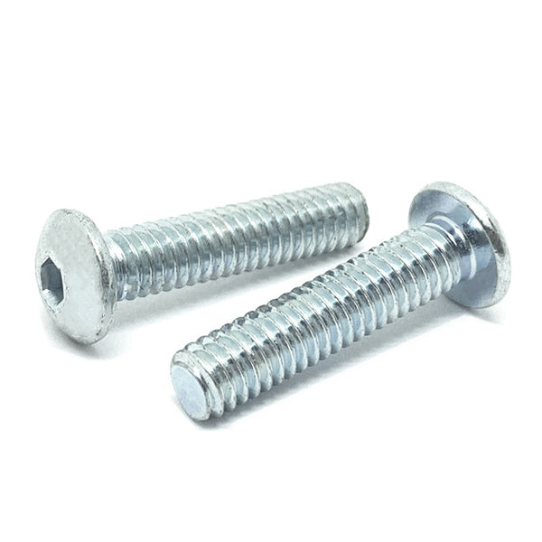 M5-0.8x30 Class 12.9 Alloy Button Socket Head Cap Screws Zinc