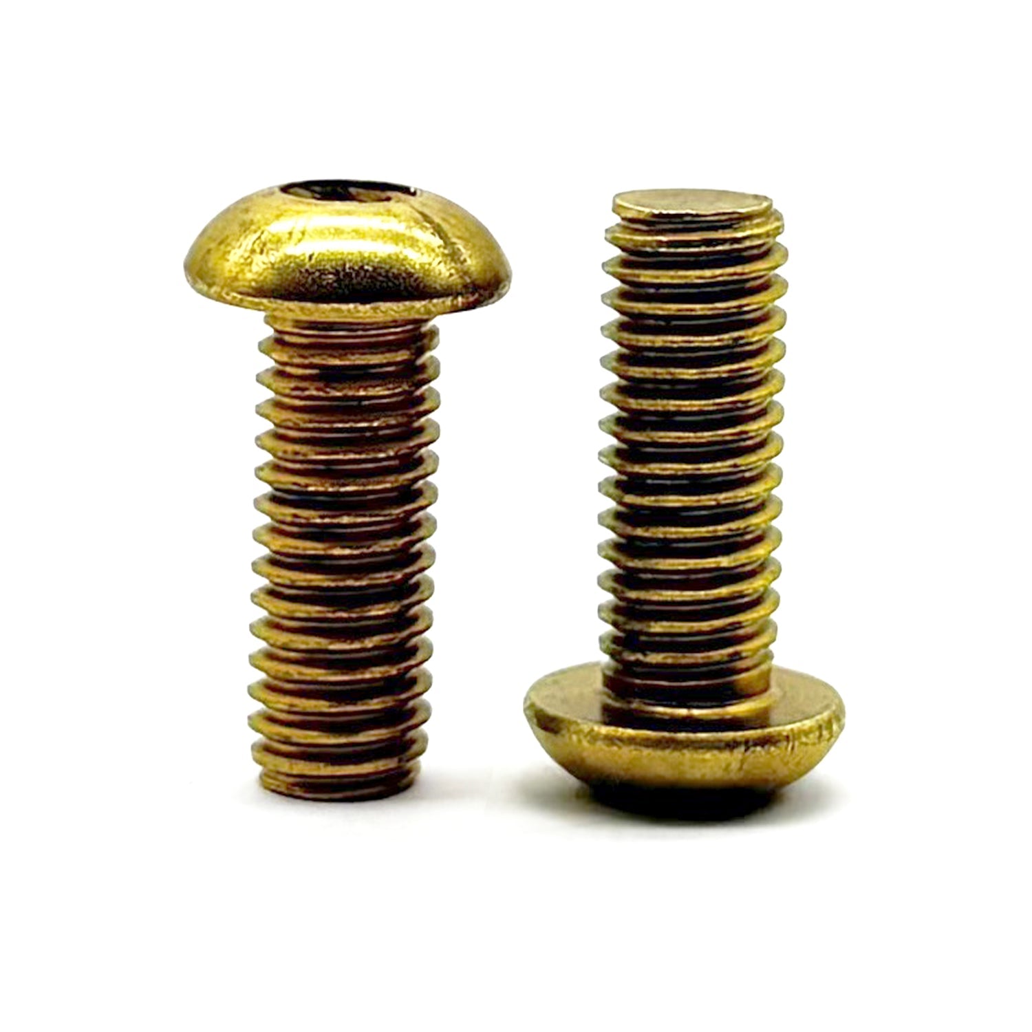 #8-32x1/4" Brass Button Head Socket Cap Screw