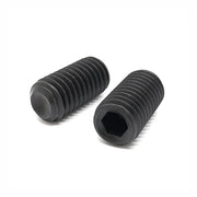 M8-1.25x8 Class 45H Flat Point Allen Socket Set Screws Black Oxide