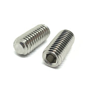 M8-1.25x10 Stainless Steel A2 Flat Point Allen Socket Set Screws