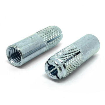 1/2-13" Drop-In Anchor Zinc Clear Steel