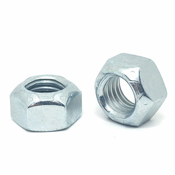 7/16"-14 Grade 8 Hex Prevailing Torque Top Lock Nuts Zinc