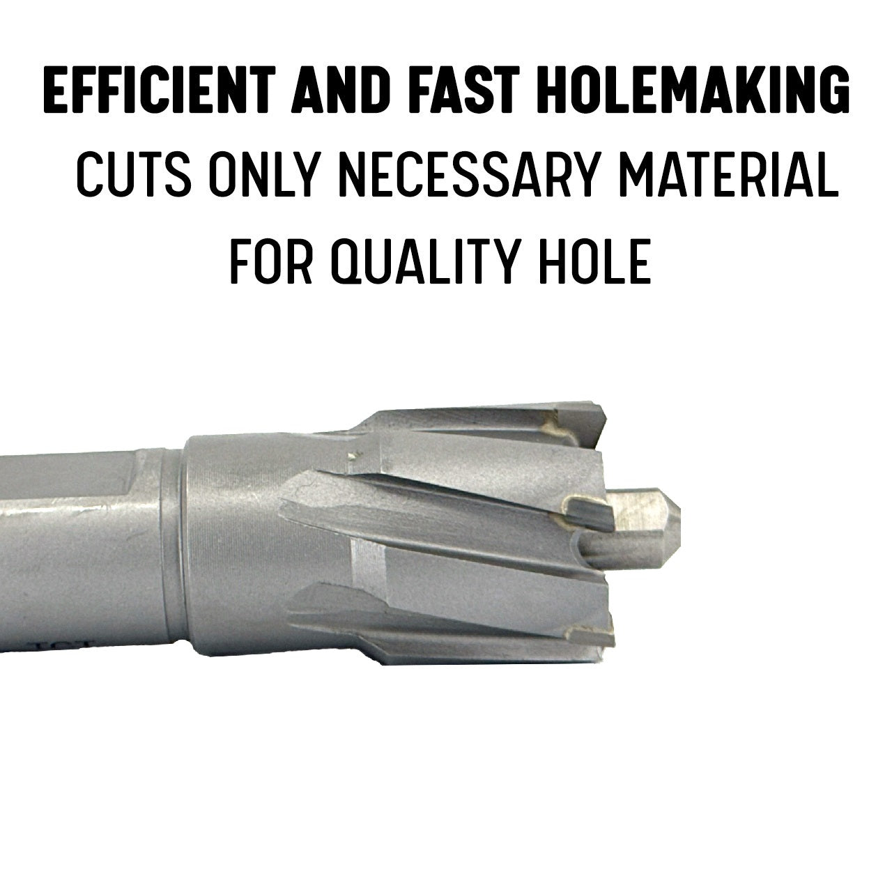 1-1/16" X 1-3/8" Carbide Tipped Annular Cutter with Pilot Pin