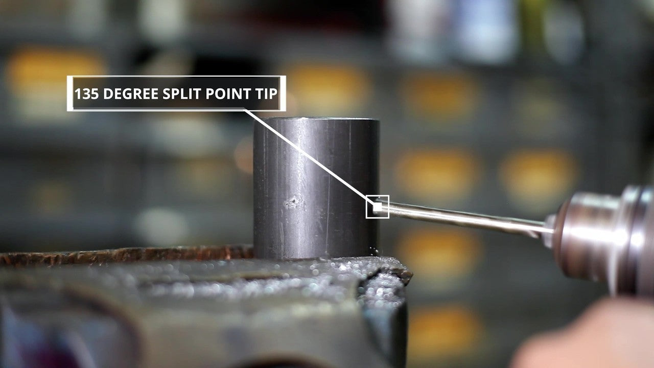 #60 Cobalt Split Point Stub Drill Bit