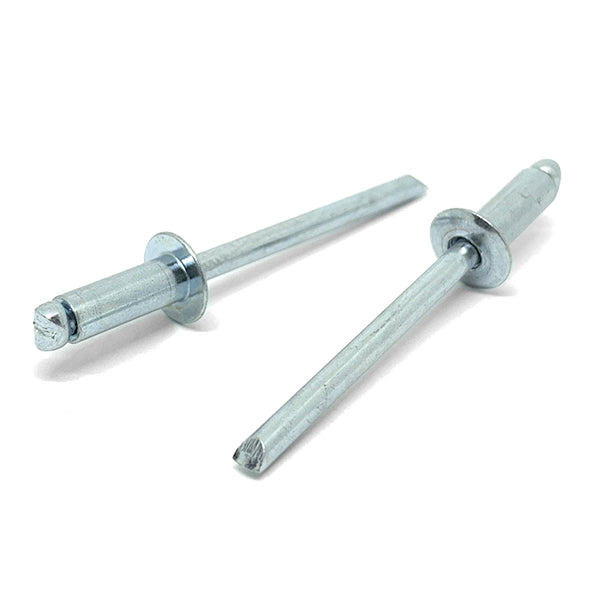 1/4" Dia 1/2"-5/8" (810)  Grip - Dome Head Blind Rivets Steel/Steel Mandrel Zinc