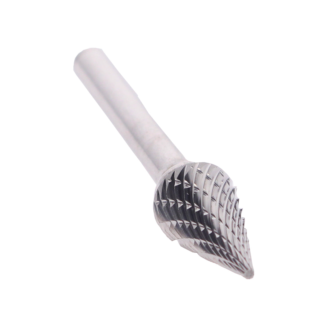 SM-2 1/4" X 3/4" Cone Pointed End Carbide Bur 1/4" Shank