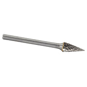 SM-81 3/16" X 1/2" Cone Pointed End Carbide Bur 3/16" Shank