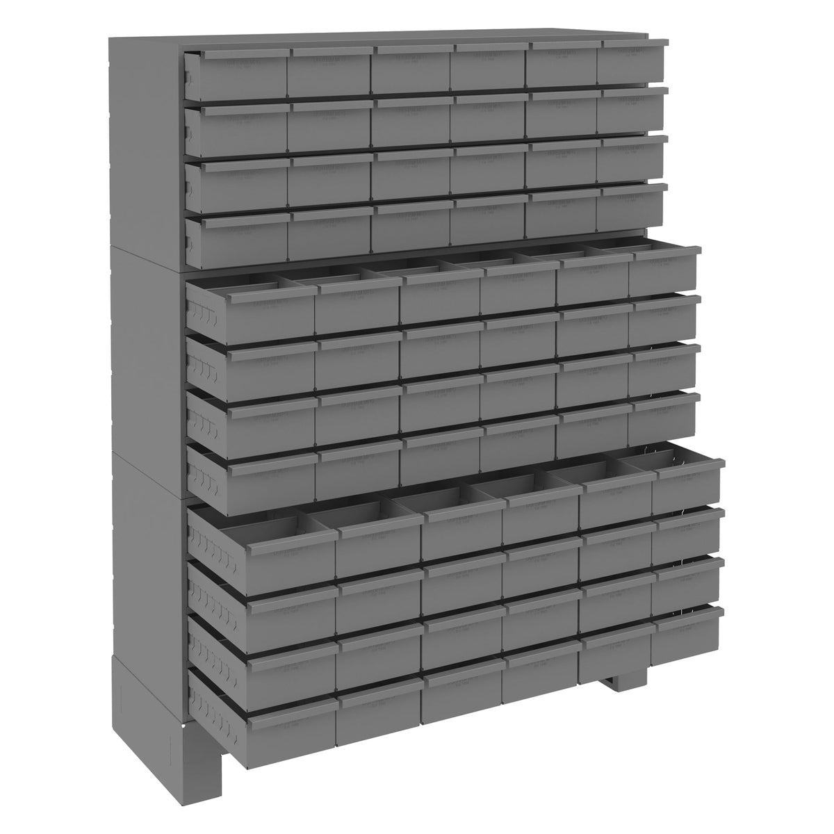 Faseners Rack 72 Drawer Metal Storage Rack Cabinet with Base – MetricFasteners.com