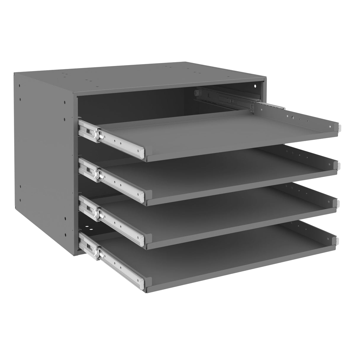 Faseners Rack 4 Slide Large Metal Storage Rack Cabinet – MetricFasteners.com