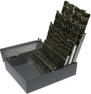 60 HSS Left Hand Jobber Length Drill Bit Set, #1 - #60